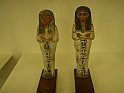 ushabti in legno dipinto